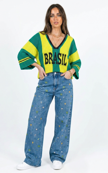 Kit: Blusa e Calça Brasil