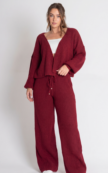 Conjunto Tricot Canelado - Nubia